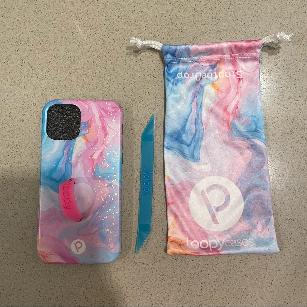 Loopy iPhone 12 case with 2 loops